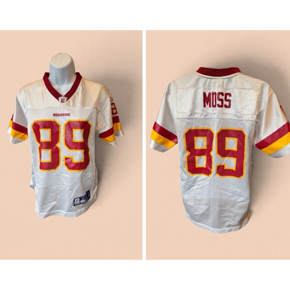 Redskins Jersey Youth Size M Santana Moss 89 NFL Equipment Reebok Washington